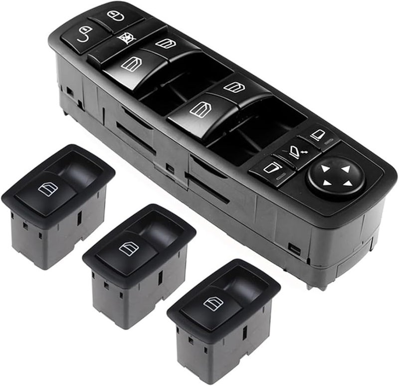 Power Master Window Switch Button 3 Buttons Compatible For Benz W169 A Class W245 B Class A150 A160 - Image 2